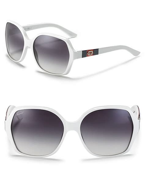 white gucci sunglasses women